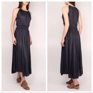Apiece Apart Liquid Lippard Navy Blue‎ Modal Midi Dress Women’s Size 4